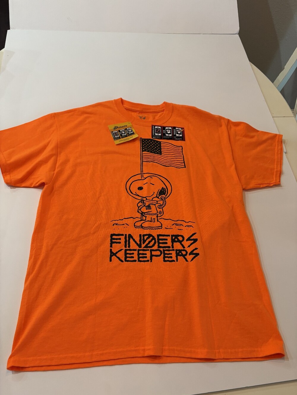 Peanuts Bright Orange Snoopy Tee
